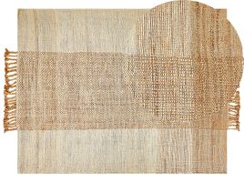 Jute Area Rug 160x230cm Beige