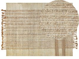 Jute Area Rug 160x230cm Beige