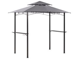 Gazebo 240 x 148 cm Grey NARO