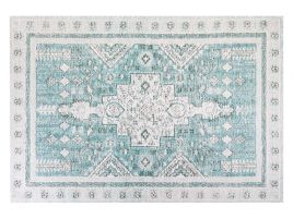 Cotton Area Rug 160x230cm Mint Green