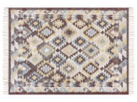Jute Area Rug 160x230cm Multicolour