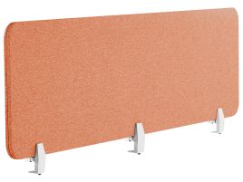 Desk Screen 180 x 40 cm Light Red WALLY