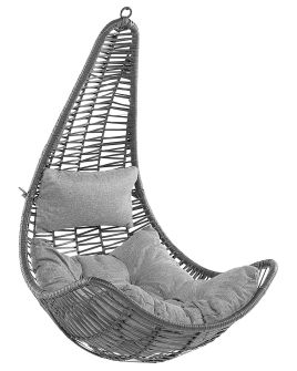 PE Rattan Hanging Chair Black ATRI II