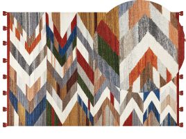 Wool Kilim Area Rug 200x300cm Multicolour