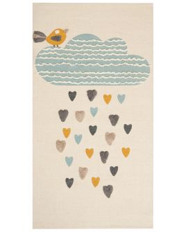 Cotton Kids Rug 80x150cm Multicolour