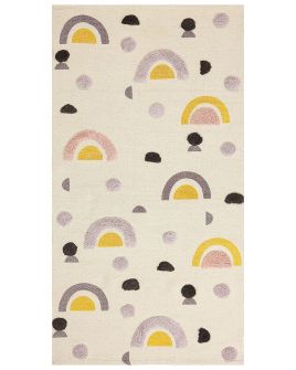 Cotton Kids Rug 80x150cm Multicolour