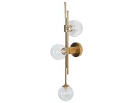 3 Light Wall Lamp Gold TULIJA
