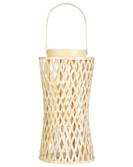 Bamboo Candle Lantern 38 cm Natural MACTAN
