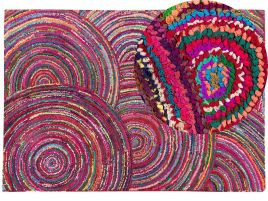 Cotton Area Rug 160x230cm Multicolour