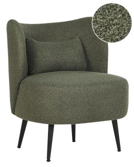 Boucle Armchair Dark Green OTSBY