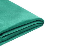 Velvet EU Double Size Bed Frame Cover Dark Green for Bed FITOU