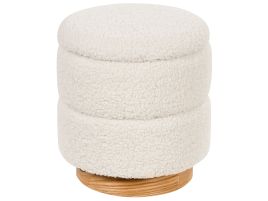 Teddy Storage Pouffe White OGDEN