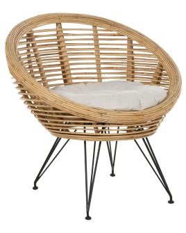 Rattan Chair Natural MARATEA