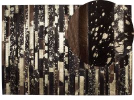Cowhide Area Rug 160x230cm Brown