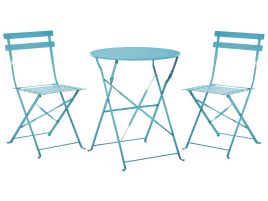 Steel Garden Bistro Set Sea Blue FIORI