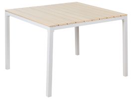Garden Dining Table 95 x 95 cm Beige PRATO