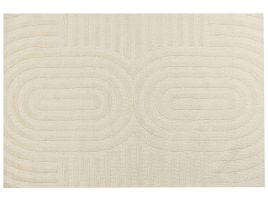 Wool Area Rug 200x300cm Beige
