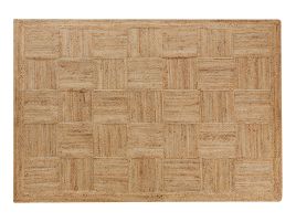Jute Area Rug 160x230cm Beige