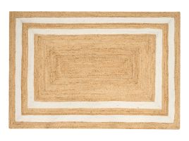 Jute Area Rug 160x230cm Beige