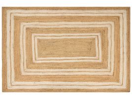 Jute Area Rug 200x300cm Beige
