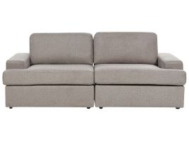 3 Seater Fabric Sofa Taupe ALLA