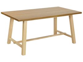 Dining Table 160 x 90 cm Light Wood BARNES