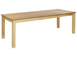Extending Dining Table 160/240 x 90 cm Light Wood MADURA