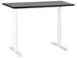 Electric Adjustable Standing Desk 120 x 72 cm Black and White DESTINAS