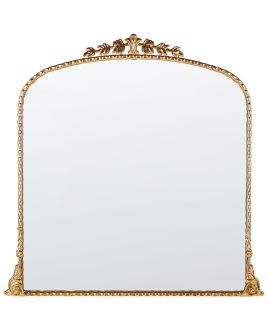 Metal Wall Mirror 71x71cm Gold