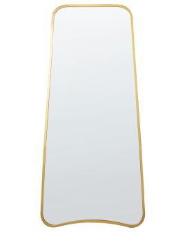 Metal Wall Mirror 58x122cm Gold