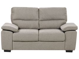 2 Seater Fabric Sofa Light Brown VOGAR