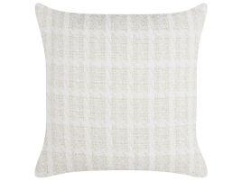 Cushion Checked 45x45cm Beige