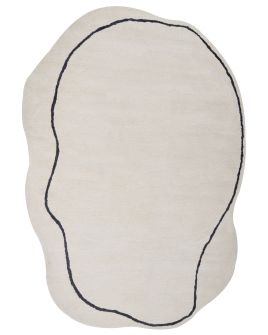 Viscose Area Rug 160x230cm Beige