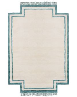 Viscose Area Rug 160x230cm Beige