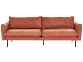 Fabric 3 Seater Sofa Golden Brown VINTERBRO