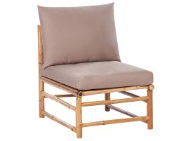 Bamboo Garden 1-Seat Section Taupe CERRETO