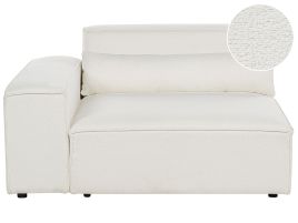 Right Hand Boucle Corner Seat White HELLNAR