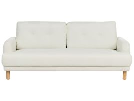 3 Seater Fabric Sofa Off-White TUVE