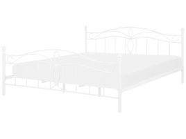 Metal EU Super King Size Bed White ANTLIA