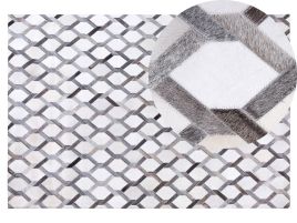 Cowhide Area Rug 140x200cm Grey