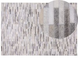 Cowhide Area Rug 160x230cm Grey