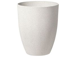 Plant Pot 43 x 43 x 52 cm Off-White CROTON