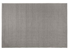 Wool Area Rug 140x200cm Dark Grey