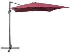Cantilever Parasol 2.5 x 2.5 m Burgundy MONZA