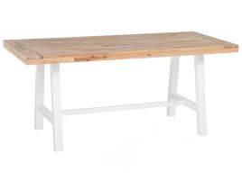 Acacia Dining Table 170 x 80 cm White SCANIA