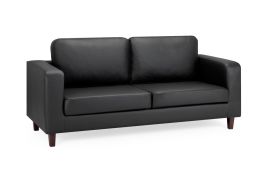 3 Seater Sofa - LISA 3 Seater Sofa Black 180cm