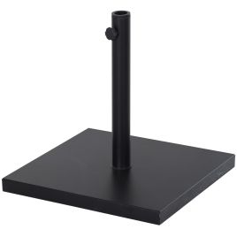 Steel Heavy Duty Adjustable Parasol Base - Black