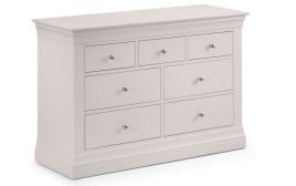 Grey Chest of Drawers - CASSIAN Large Chest  7 Drawers