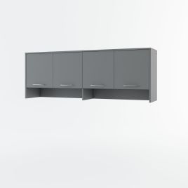 Over Bed Unit for ArtNest Horizontal Wall Bed Concept 120cm - Matt Grey