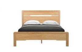 Curve Oak Bed - Double or King - Kingsize 5ft